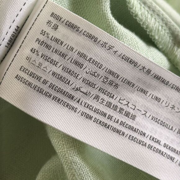 Abercrombie & Fitch Women Linen-Blend Pull-On Belted Shorts S NWT - Picture 5 of 5